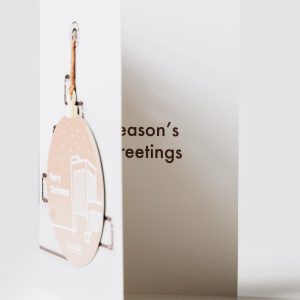 The Brewhouse Vintage Metal decoration postcard (christmas)