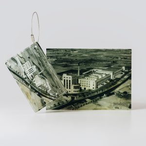 The Brewhouse Vintage Metal Luggage Tag (brewery)